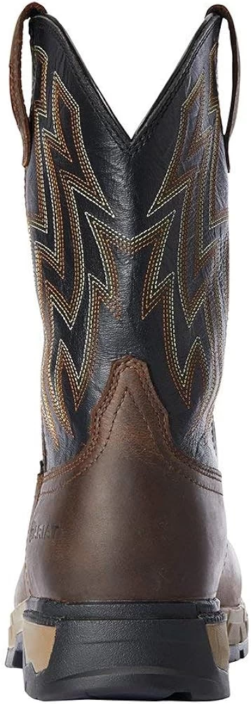 Ariat Mens Rebar Flex Western Waterproof Work Boot Marron Foncé/Noir 10.5 3 Ariat Mens Rebar Flex Western Waterproof Work Boot Marron Foncé/Noir 10.5 – Image 3
