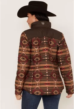 ARIAT Femmes R.E.A.L. Crius Southwestern Stripe Canyonlands Print Veste Marron Medium US 7 ARIAT Femmes R.E.A.L. Crius Southwestern Stripe Canyonlands Print Veste Marron Medium US -Ariat 713g4y09bsL. AC UL1500