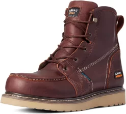 ARIAT Men's Rebar Wedge Moc Toe 6 "Boot De Travail étanche Western