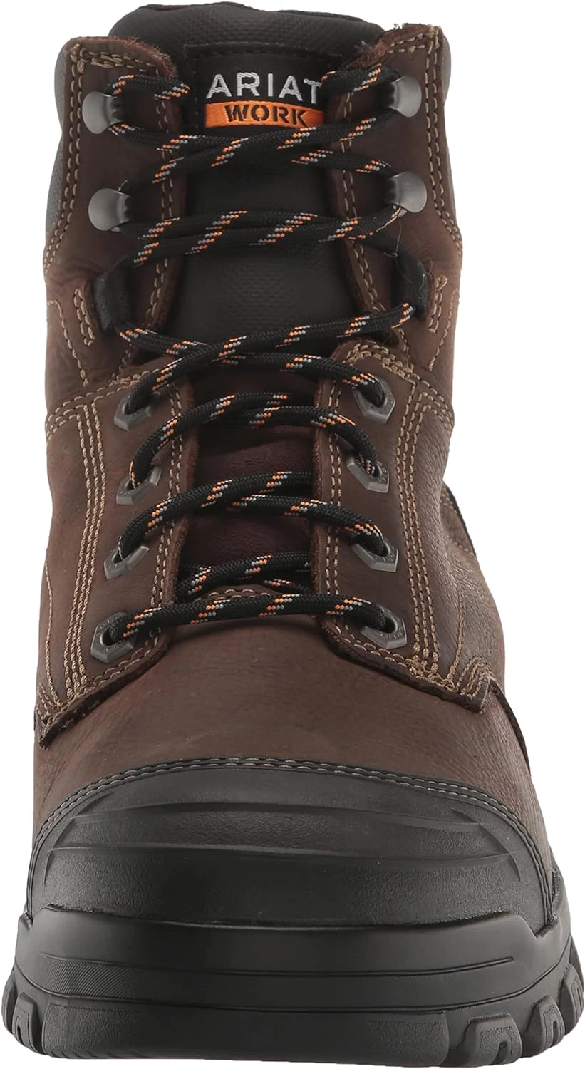 ARIAT Men's MNS Treadfast 6 "H2o Drk BRN Fire And Safety Boot 2 ARIAT Men's MNS Treadfast 6 "H2o Drk BRN Fire And Safety Boot – Image 2