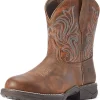 ARIAT Women's Anthem Round Toe Shortie Western Boot