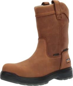 Ariat Hommes Turbo Pull-On Étanche Carbone Toe Work Boot Aged Bark 9.5