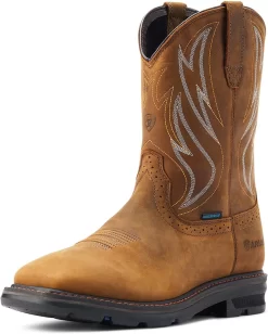 ARIAT Men's Sierra Shock Shield Waterproof Work Boot Western