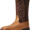 ARIAT Hommes Nuit Vie Ultra Autruche Carré Toe Cowboy Boot Ranger Sqo/Beam BRN