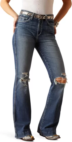 Pantalon Femme Ariat High Rise Jamina Jean