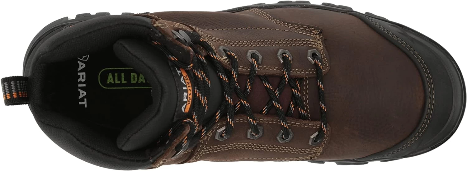 ARIAT Men's MNS Treadfast 6 "H2o Drk BRN Fire And Safety Boot 5 ARIAT Men's MNS Treadfast 6 "H2o Drk BRN Fire And Safety Boot – Image 5