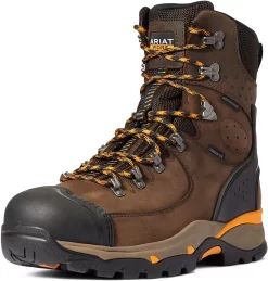 Botte De Travail Imperméable à L'eau De Carbone 8 "ARIAT Pour Hommes