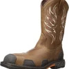Ariat Botte De Travail Composite Large Carré Pour Hommes Western
