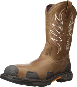 Ariat Botte De Travail Composite Large Carré Pour Hommes Western
