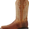 ARIAT Womens Round Up Wide Square Toe Western Boot