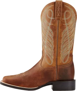 ARIAT Womens Round Up Wide Square Toe Western Boot