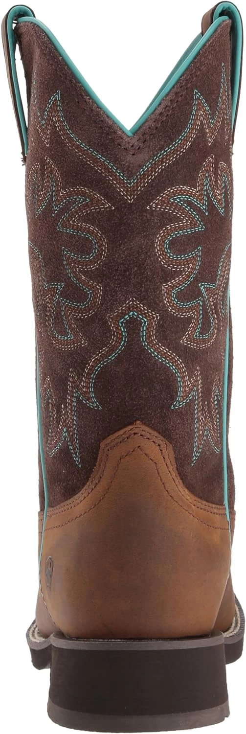 Bottes Occidentales à Bout Rond Ariat Delilah - Botte En Cuir Mi-mollet Pour Femme 3 Bottes Occidentales à Bout Rond Ariat Delilah - Botte En Cuir Mi-mollet Pour Femme – Image 3