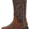 Bottes Occidentales à Bout Rond Ariat Delilah - Botte En Cuir Mi-mollet Pour Femme
