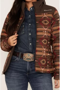 ARIAT Femmes R.E.A.L. Crius Southwestern Stripe Canyonlands Print Veste Marron Medium US 6 ARIAT Femmes R.E.A.L. Crius Southwestern Stripe Canyonlands Print Veste Marron Medium US -Ariat 81jkNPZx5L. AC UL1500
