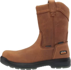 Ariat Hommes Turbo Pull-On Étanche Carbone Toe Work Boot Aged Bark 12 -Ariat 81n qN uHL. AC UL1500 2