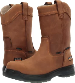 Ariat Hommes Turbo Pull-On Étanche Carbone Toe Work Boot Aged Bark -Ariat 81tqPEJPt3L. AC UL1500