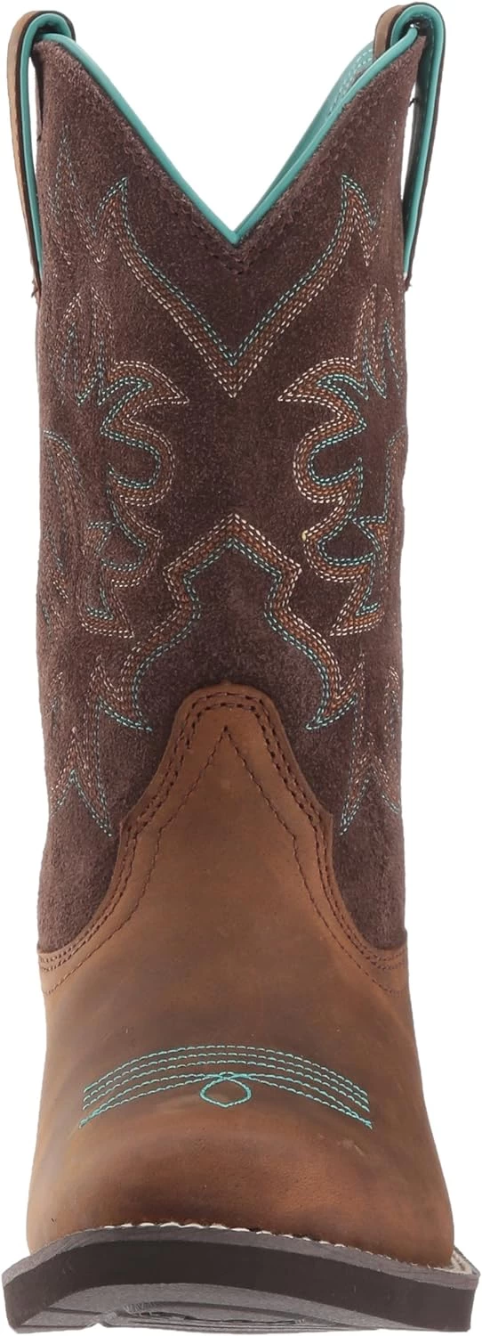 Bottes Occidentales à Bout Rond Ariat Delilah - Botte En Cuir Mi-mollet Pour Femme 2 Bottes Occidentales à Bout Rond Ariat Delilah - Botte En Cuir Mi-mollet Pour Femme – Image 2