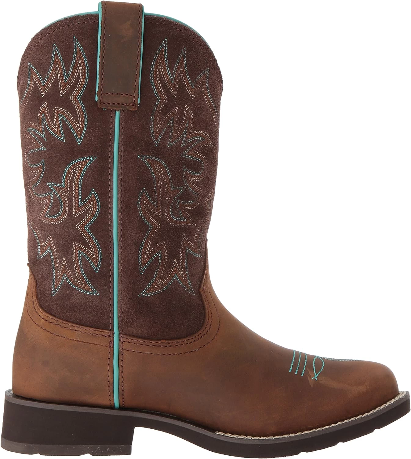 Bottes Occidentales à Bout Rond Ariat Delilah - Botte En Cuir Mi-mollet Pour Femme 6 Bottes Occidentales à Bout Rond Ariat Delilah - Botte En Cuir Mi-mollet Pour Femme – Image 6