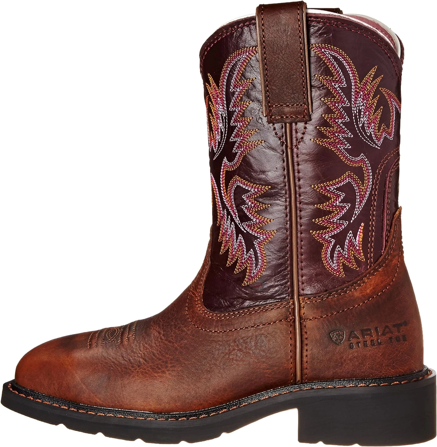 Ariat Women's Krista Pull-on Steel Toe Western Cowboy Boot 8 Ariat Women's Krista Pull-on Steel Toe Western Cowboy Boot – Image 8
