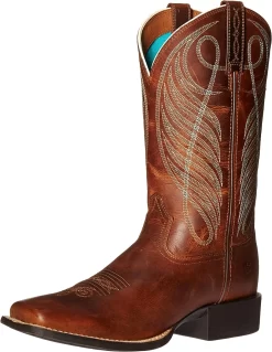 Ariat Women's Round Up Wide Square Toe Western Boot