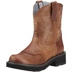 Ariat Botte Western Fatbaby Saddle B Russet Rebel 37