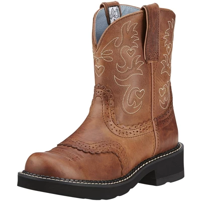 Ariat Botte Western Fatbaby Saddle B Russet Rebel 37 1 Ariat Botte Western Fatbaby Saddle B Russet Rebel 37