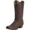 Ariat Bottes Western Round Up Square Toe Femme Powder Brown 40