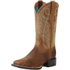 Ariat Botte Western Round Up Wst B Powder Brown 41,5