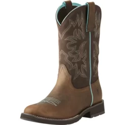 Ariat Bottes Western Delilah Round Toe Distressed Brown 38,6