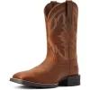Ariat Bottes Western Hybrid Ranchwork Hommes Thatch Brown 43 45002434