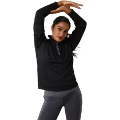 Ariat Sweater Breathe Zip Femme Noir XS