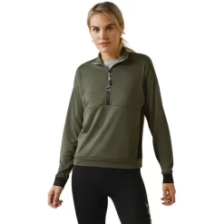 Ariat Sweater Breathe Zip Femme Beetle Dot M