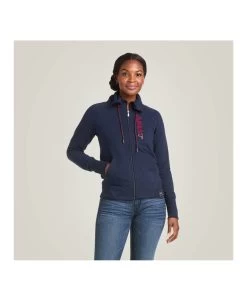 SWEAT ARIAT TEAM LOGO FULL ZIP -Ariat sweat ariat team logo full zip 2