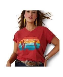 TEE SHIRT ARIAT HORIZON -Ariat tee shirt ariat horizon 2