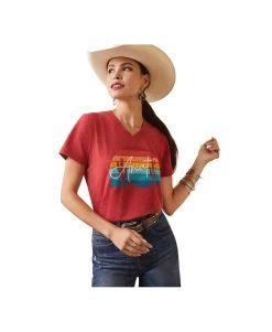 TEE SHIRT ARIAT HORIZON -Ariat tee shirt ariat horizon 3