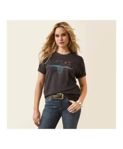 TEE SHIRT ARIAT PATIAN STEER -Ariat tee shirt ariat patian steer 2