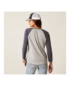 TEE SHIRT ARIAT SPLIT NECK -Ariat tee shirt ariat split neck 2